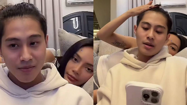 Potret Romansa Erika Carlina dan DJ Panda saat Live TikTok